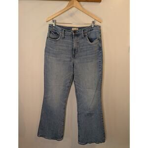 MADEWELL Women's Perfect Vintage Flare Jean 31 Medium Wash Denim High Rise